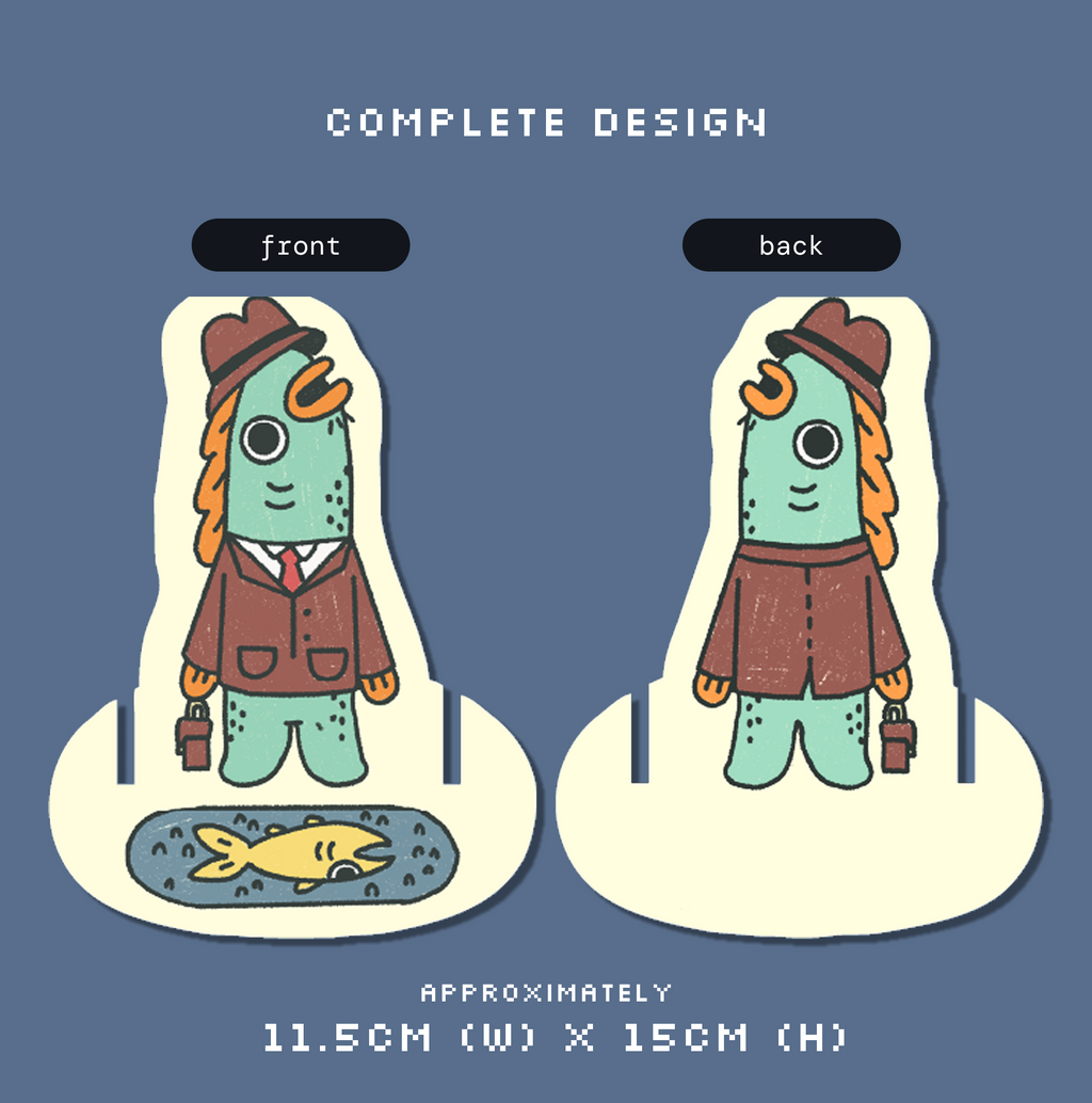 SINK Fish Man Paper Pal