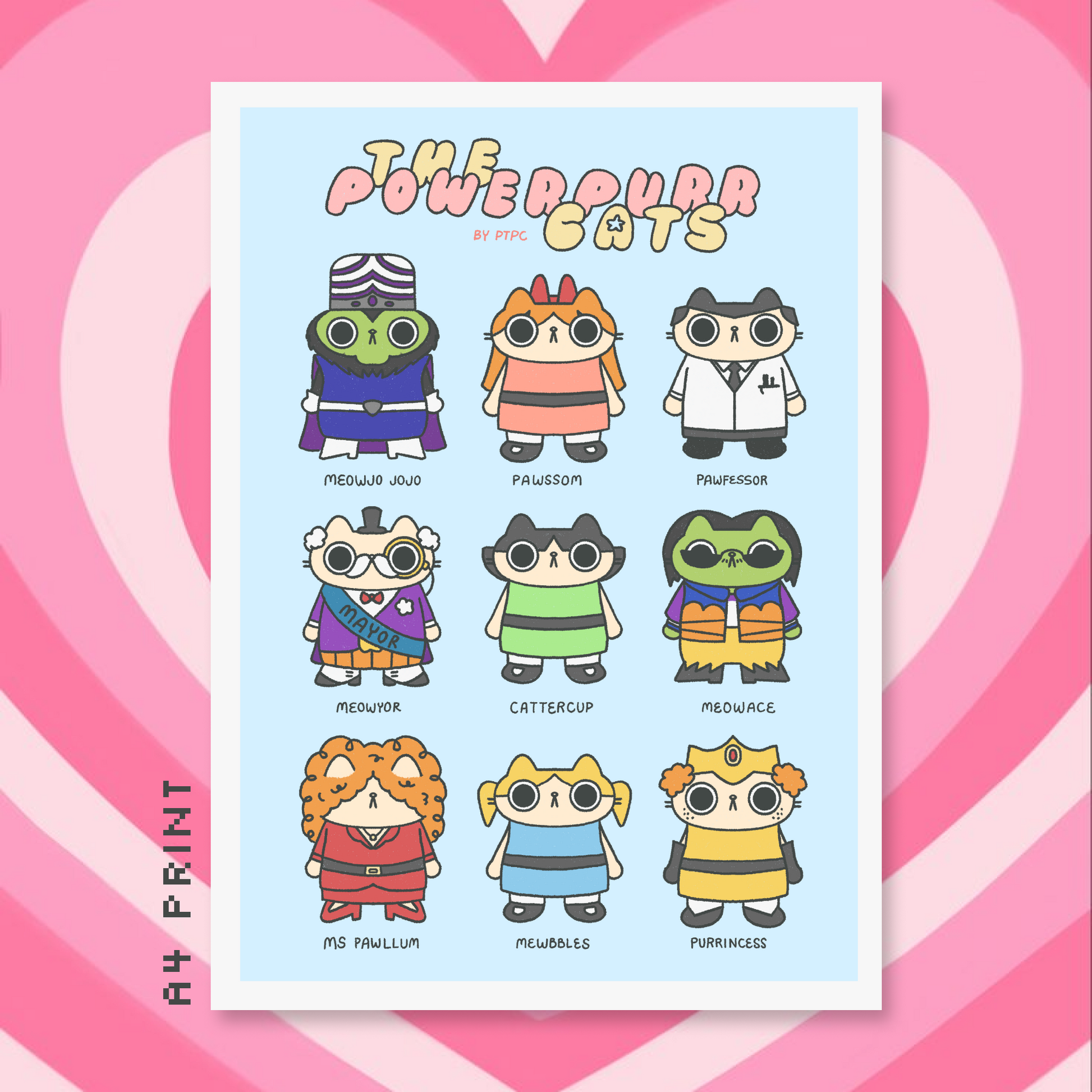 Powerpurr Cats A4/A5 Print
