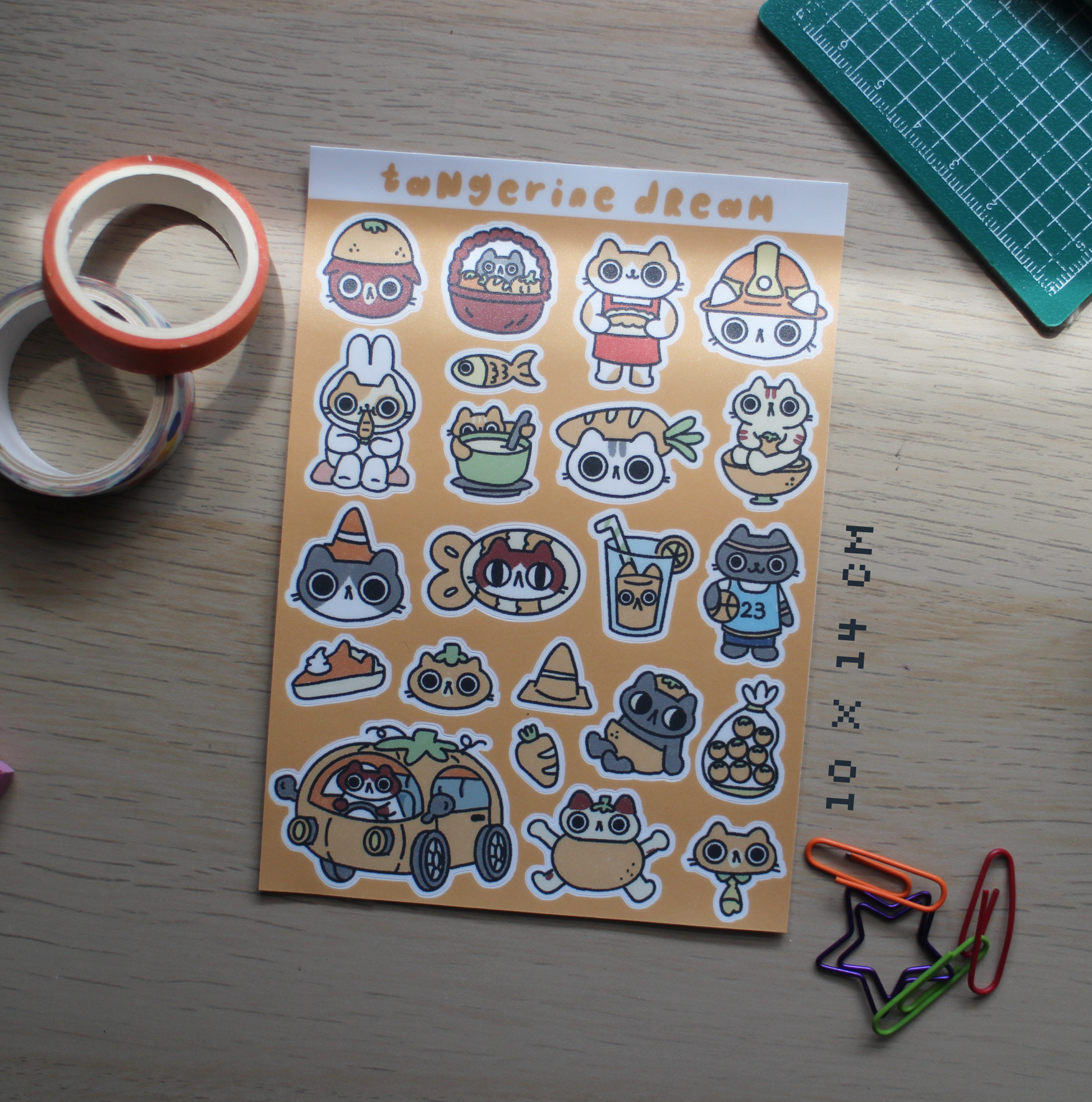 Tangerine Dream Sticker Sheet
