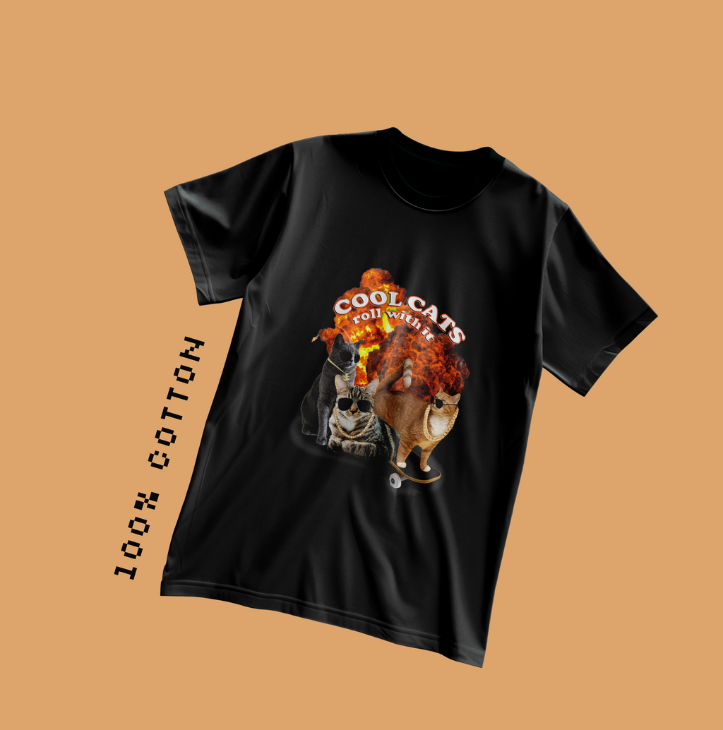 Cool Cats Roll With It T-shirt