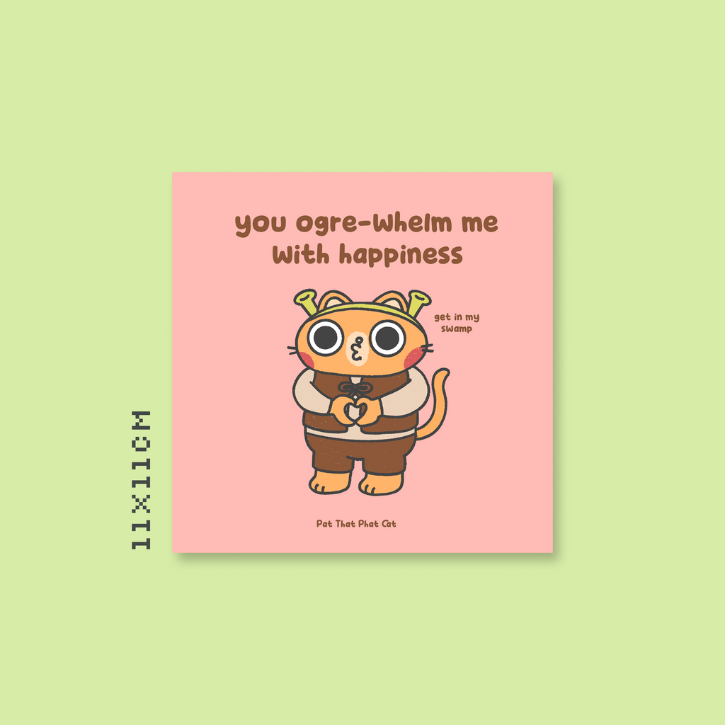 You ogre-whelm me Card Print