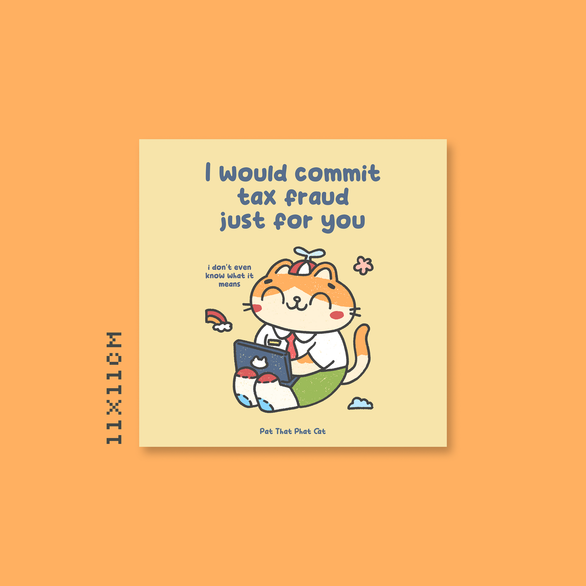 Commit Tax Fraud Card Print