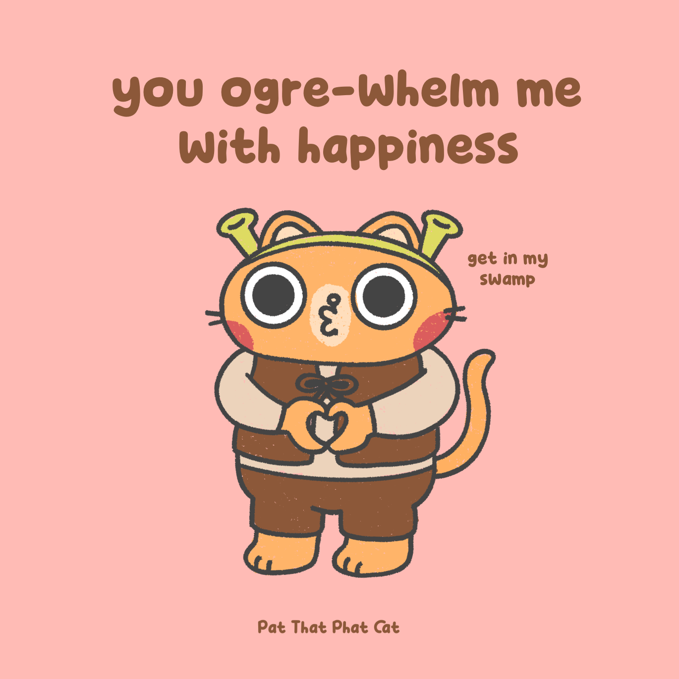 You ogre-whelm me Card Print