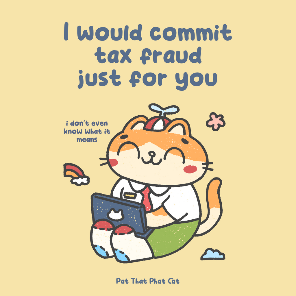 Commit Tax Fraud Card Print
