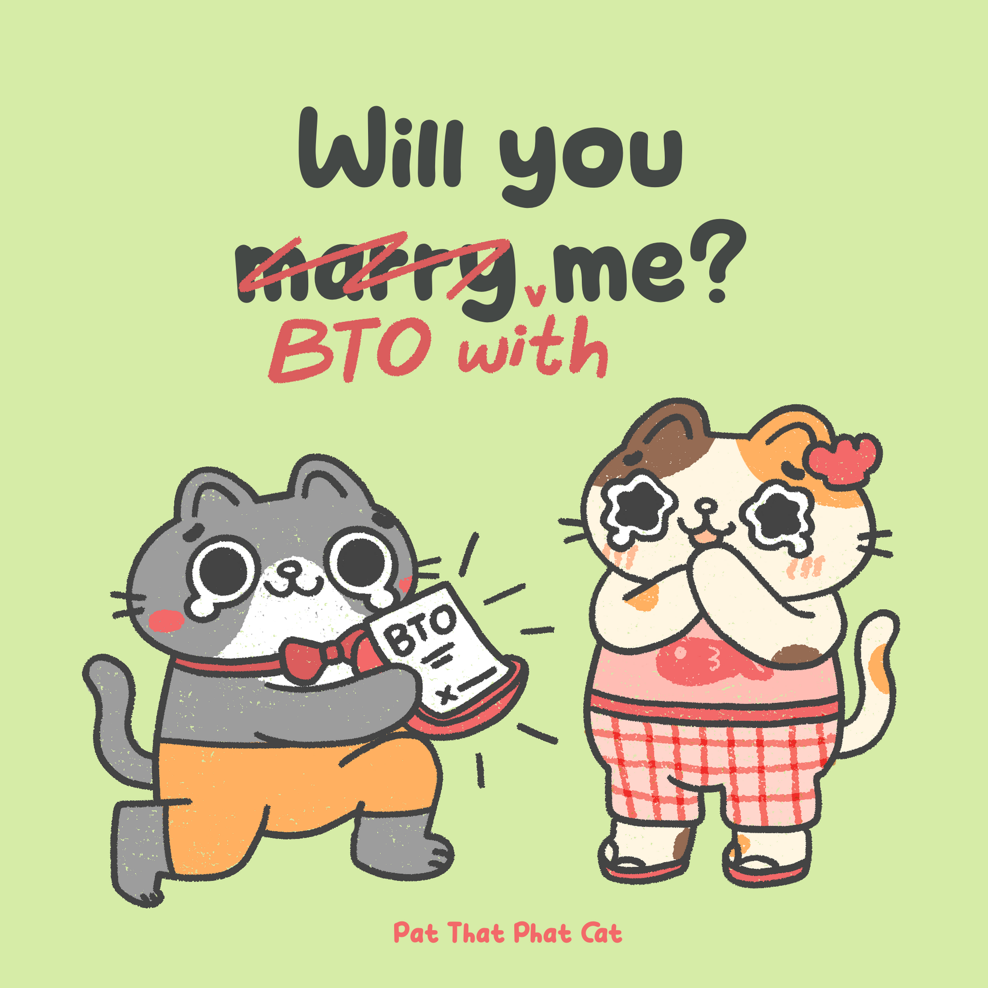 Will you BTO with me? Card Print