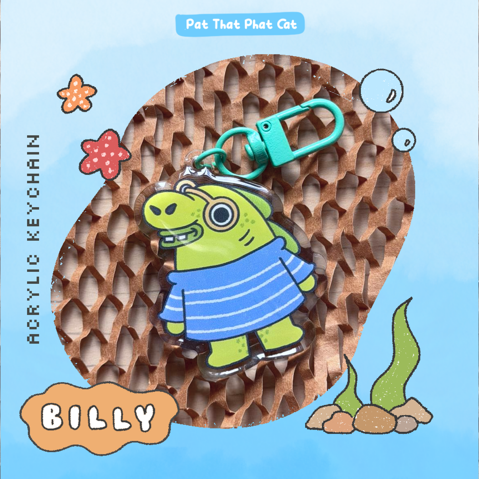 Billy The Fish Acrylic Keychain