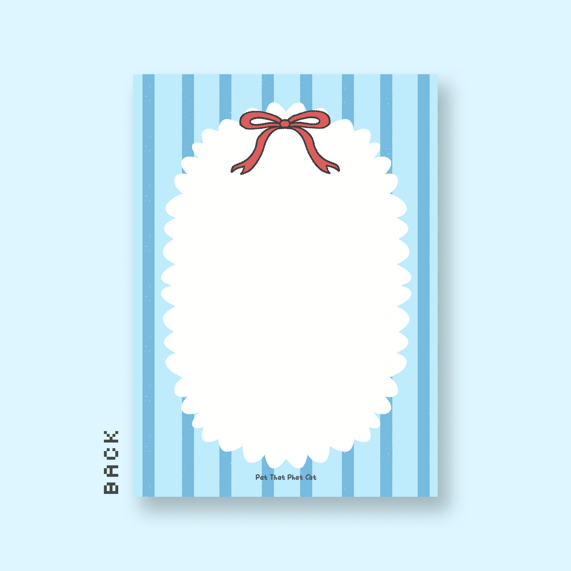 Happy Meowliday Card (Blue)