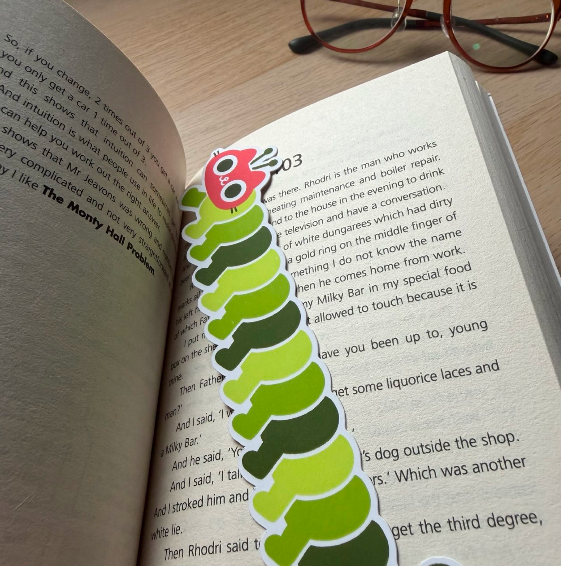 Caterpillar Bookmark