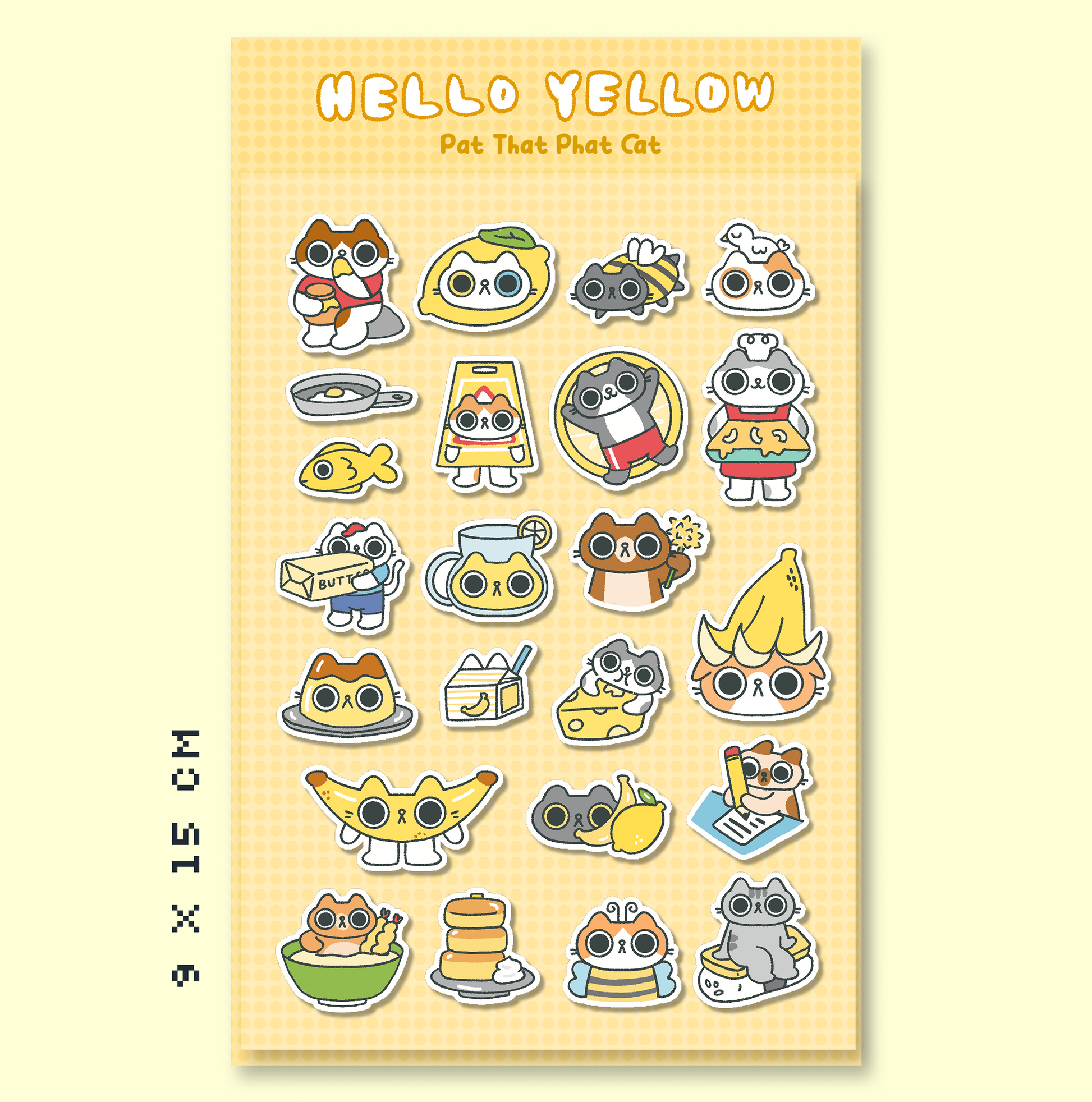 Hello Yellow Sticker Sheet