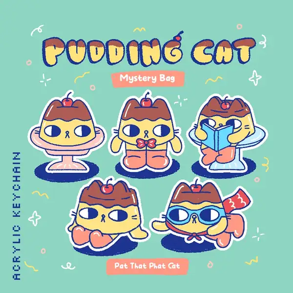 Pudding Cats Mystery Bag