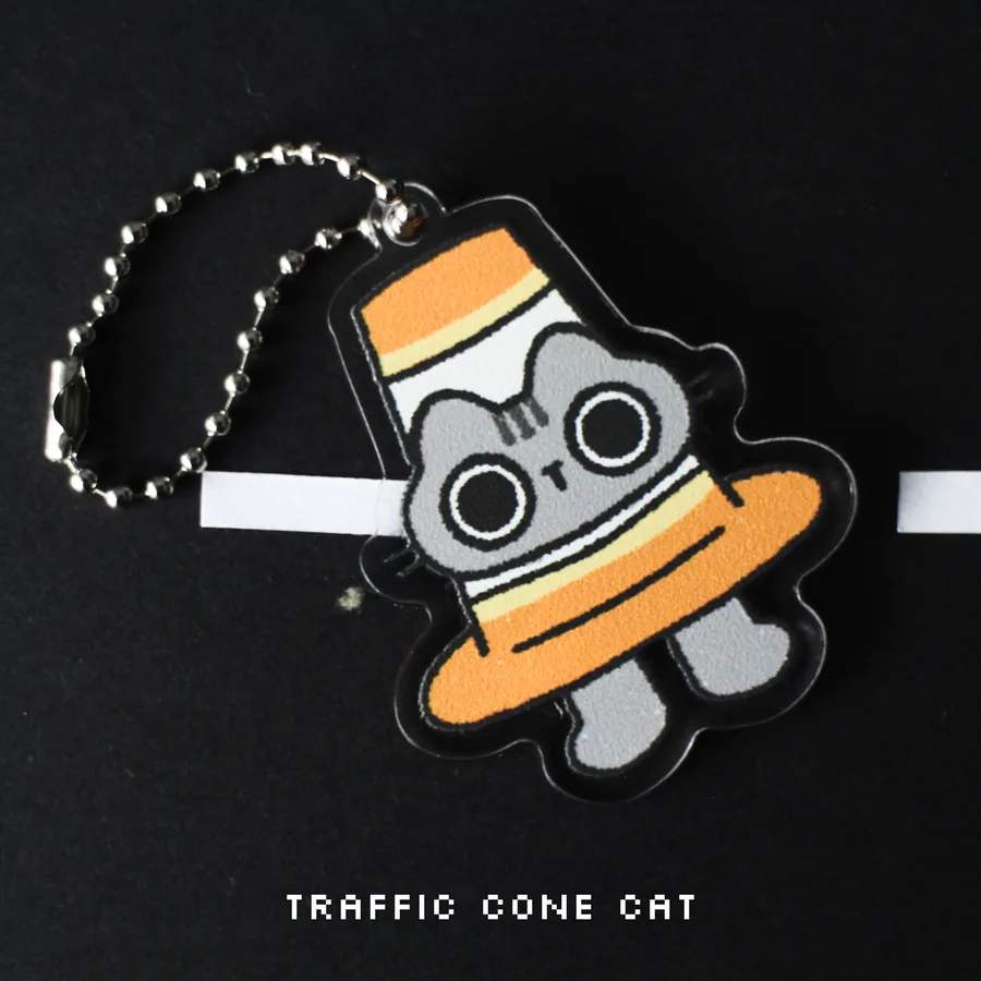 Traffic Cats Mystery Bag, Acrylic Keychain, photo 4