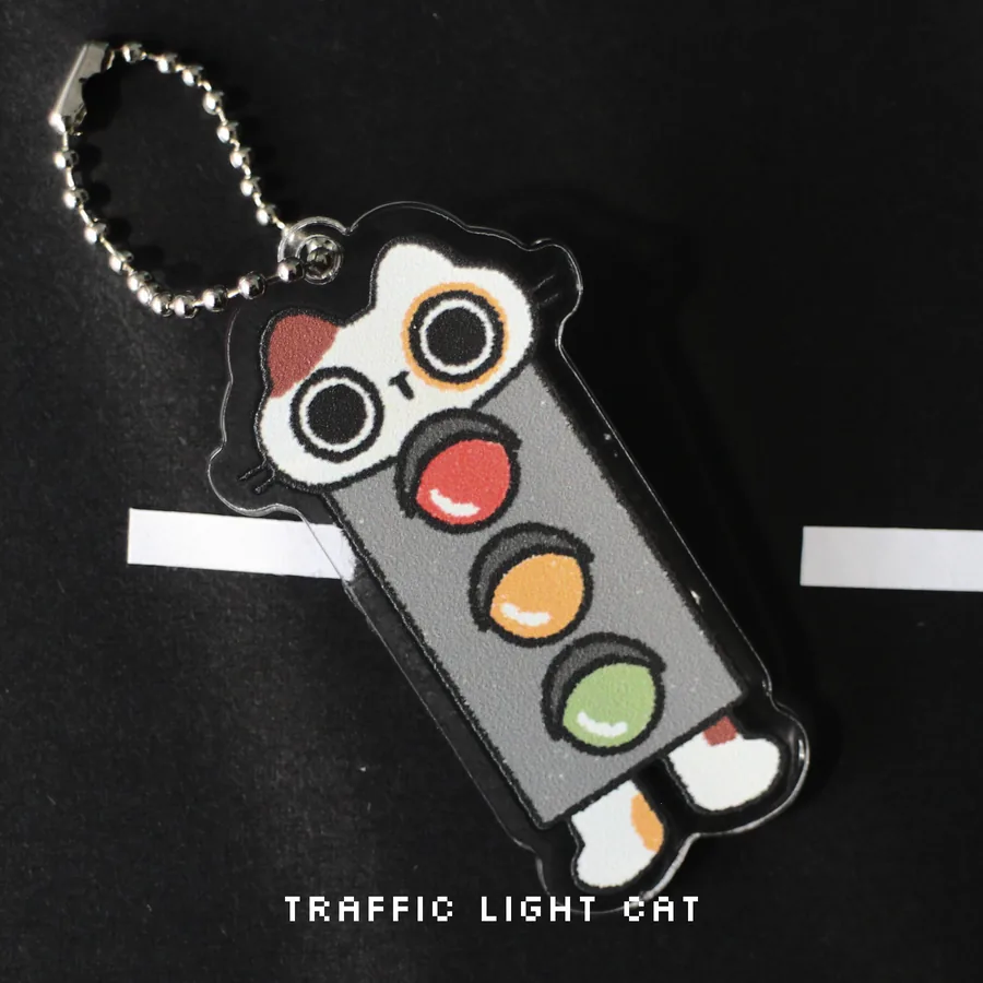 Traffic Cats Mystery Bag, Acrylic Keychain, photo 7