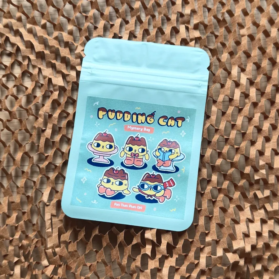 Pudding Cats Mystery Bag, Acrylic Keychain, photo 2