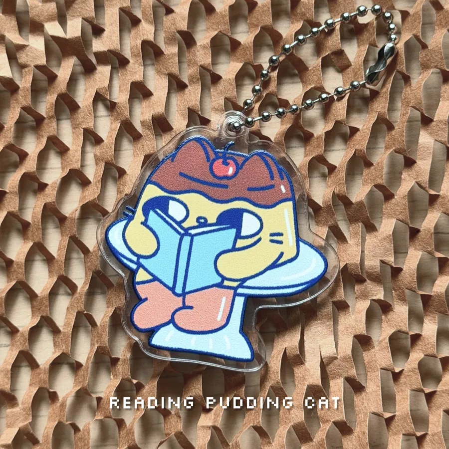 Pudding Cats Mystery Bag, Acrylic Keychain, photo 3
