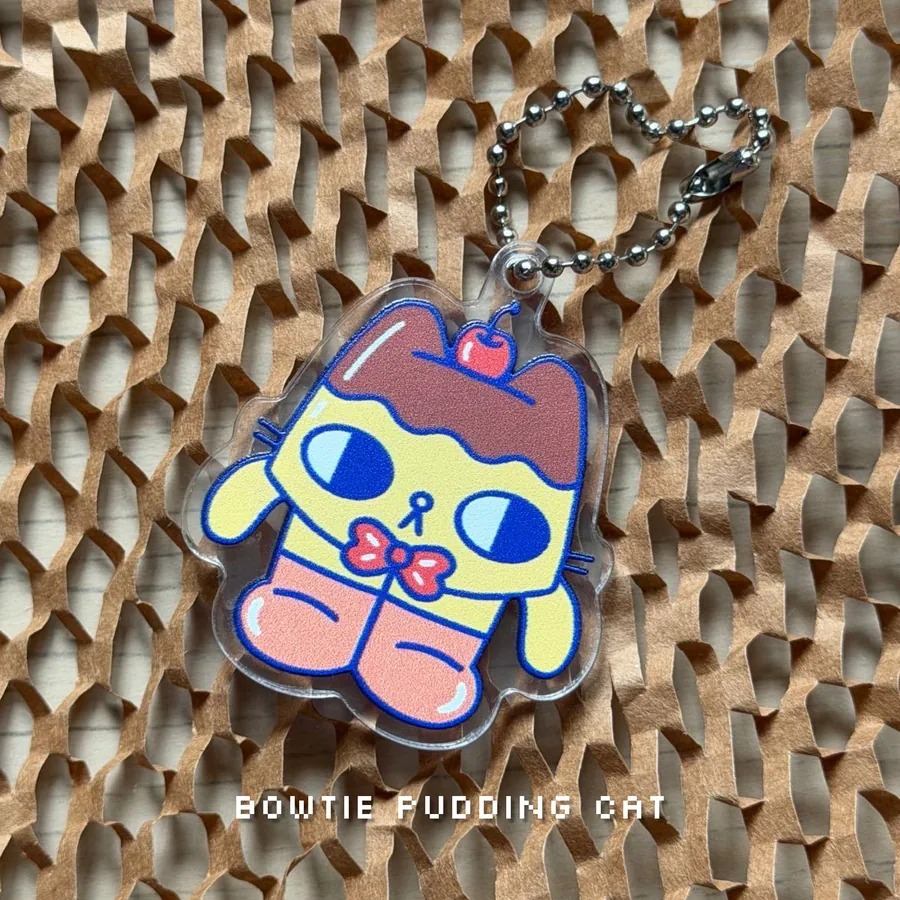 Pudding Cats Mystery Bag, Acrylic Keychain, photo 7