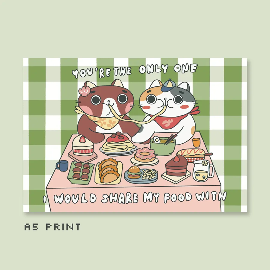 Share food with you